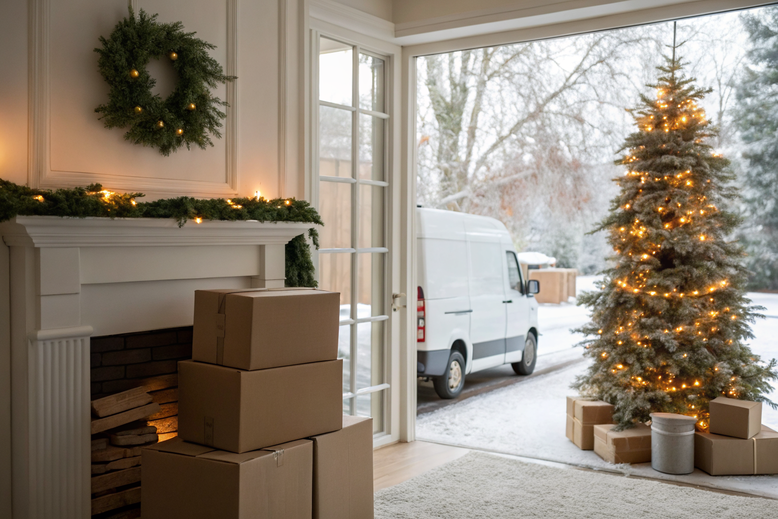 Moving house at Christmas with stress free holiday relocation tips